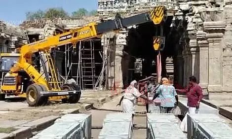 வீரவசந்தராயர் மண்டப பகுதியில் 27-ந் தேதி தூண்கள் அமைக்கும் பணி தொடக்கம்