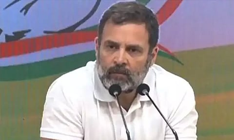 இந்திய ஜனநாயகம் பற்றி கேள்வி எழுப்பியதற்காக தேச விரோதி என முத்திரை குத்த முடியாது: ராகுல் காந்தி