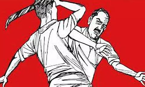 வாலிபருக்கு அரிவாள் வெட்டு