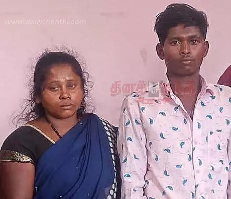 சாராயம் காய்ச்சி விற்ற கணவன்-மனைவி கைது
