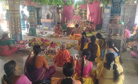 பெரியகுளம்காளஹதீஸ்வரர் கோவில் வருடாபிஷேகம்