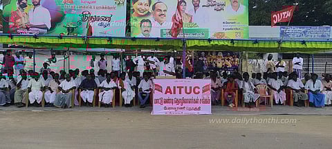 மாட்டுவண்டி தொழிலாளர்கள் உண்ணாவிரதம்