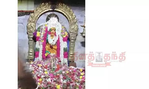 புற்றடி மகாசக்தி மாரியம்மன் கோவிலில் பூச்சொரிதல் விழா