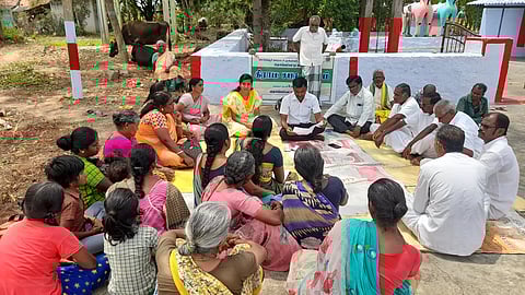 எம்.தொப்பம்பட்டி ஊராட்சியில் உலக தண்ணீர் தின கிராம சபை கூட்டம்