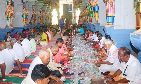 ராமேசுவரம் கோவிலில் உண்டியல் எண்ணிக்கை
