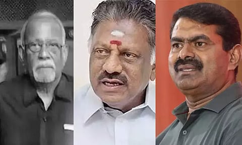 நடிகர் அஜித்குமாரின் தந்தை மறைவுக்கு ஓ.பன்னீர்செல்வம், சீமான் இரங்கல்