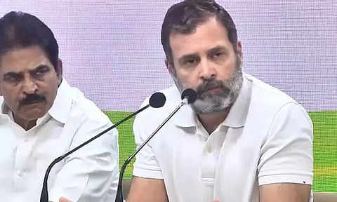 தகுதி நீக்கம் செய்தும், சிறையில் அடைத்தும் என்னை பயமுறுத்த முடியாது - ராகுல்காந்தி ஆவேசம்