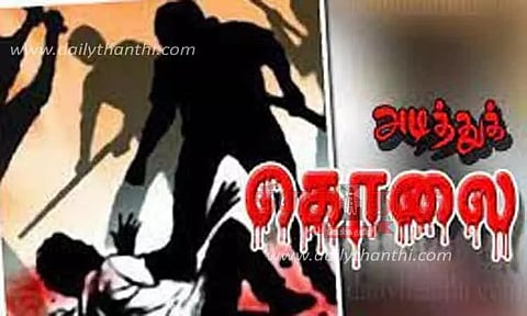 மண்வெட்டியால் அடித்து தொழிலாளி கொல