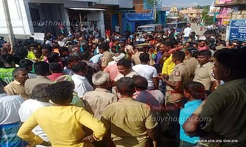 கிராம மக்கள் போராட்டம்; 88 பேர் கைது