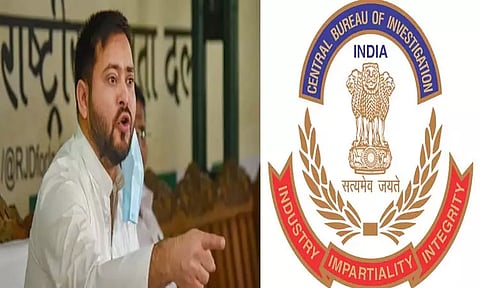 சி.பி.ஐ. விசாரணைக்கு பீகார் துணை முதல்-மந்திரி தேஜஸ்வி யாதவ் ஆஜர்