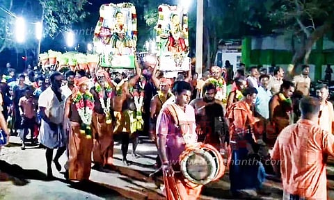 பாப்பாபட்டி ஒச்சாண்டம்மன் கோவிலில் சிலை எடுப்பு திருவிழா