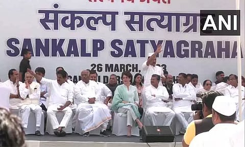 ராகுல் காந்தி தகுதி நீக்க விவகாரம்: டெல்லியில் தடையை மீறி காங்கிரஸ் கட்சியினர் போராட்டம்