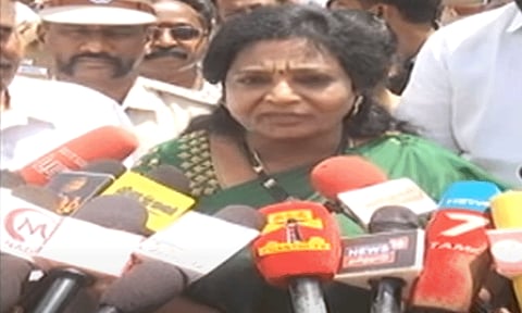 சர்சையான கச்சத்தீவு புத்தர் சிலை - தெலுங்கானா கவர்னர் தமிழிசை செளந்தரராஜன் கருத்து