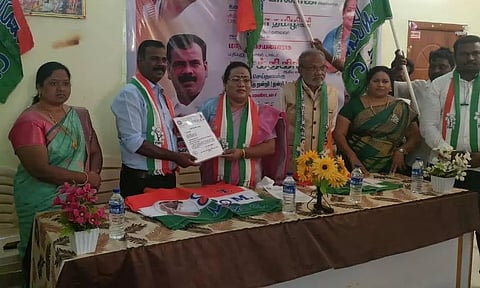 அகில இந்திய திரிணாமுல் காங்கிரஸ் கட்சி மாநில செயலாளர் பொறுப்பேற்பு