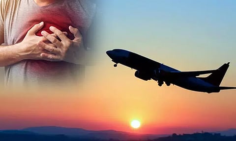 அமெரிக்காவில் இருந்து சிங்கப்பூருக்கு சென்ற விமானத்தில் நடுவானில் பயணிக்கு திடீர் நெஞ்சு வலி