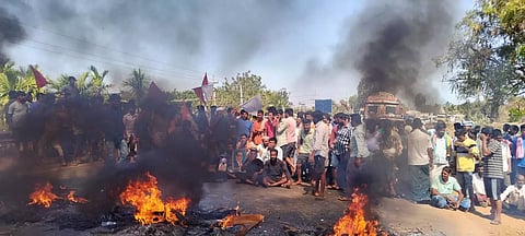 சிவமொக்காவில் பஞ்சாரா சமூகத்தினர் மீண்டும் போராட்டம்