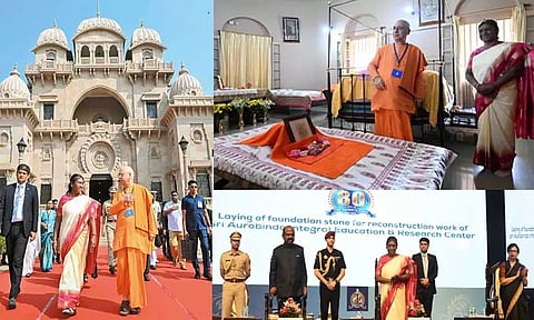 சுவாமி விவேகானந்தர் நிறுவிய பேலூர் மடத்தை பார்வையிட்ட ஜனாதிபதி முர்மு