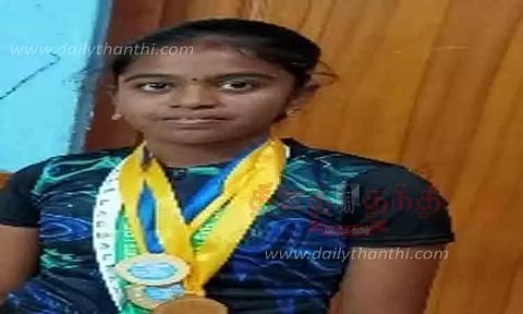 சர்வதேச யோகா போட்டிக்கு ஸ்ரீவில்லிபுத்தூர் மாணவி தேர்வு