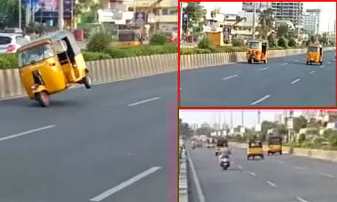 வண்டலூர் - மீஞ்சூர் வெளிவட்ட சாலையில் ஆட்டோ ரேஸ் - 4 பேர் கைது