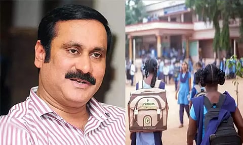 குழந்தைகளின் நலன் கருதி கோடை விடுமுறை அளிக்க பள்ளிக்கல்வித்துறை முன்வர வேண்டும் - அன்புமணி ராமதாஸ்