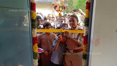 போலீசார் சார்பில் சிறுவர், சிறுமியர் உடற்பயிற்சி கூடம்