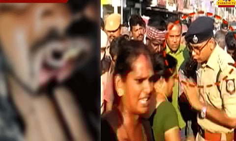 நெல்லை, அம்பையில் விசாரணை கைதிகளின் பல்லை பிடுங்கிய விவகாரத்தில் 2 காவலர்கள் பணியிட மாற்றம்