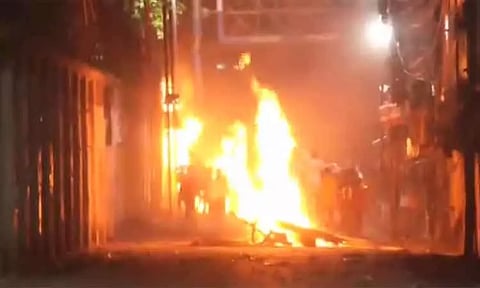 மேற்கு வங்கத்தில் பா.ஜ.க. தலைவர் திலீப் கோஷ் பேரணியில் வன்முறை - ஹவுராவை தொடர்ந்து ஹூக்ளியில் பரபரப்பு