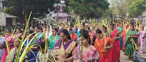 தேவாலயங்களில் குருத்தோலை ஞாயிறு கடைபிடிப்பு