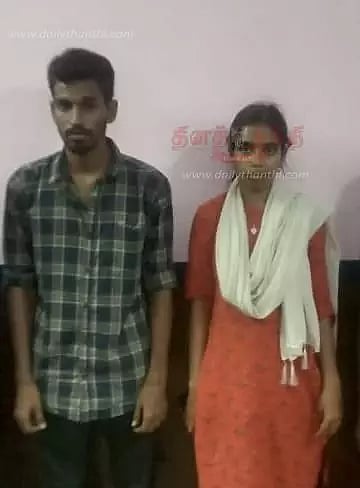 காதல் ஜோடி போலீசில் தஞ்சம்