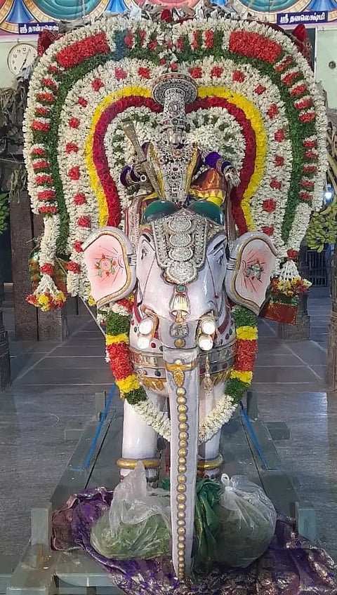 யானை வாகனத்தில் பெருமாள்