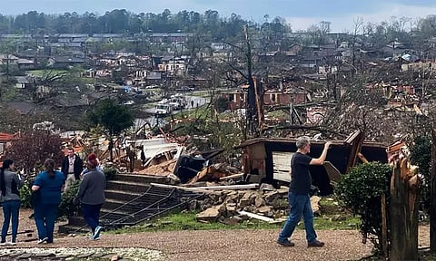 அமெரிக்காவில் சக்திவாய்ந்த புயல் - பலியானோர் எண்ணிக்கை 32 ஆக உயர்வு