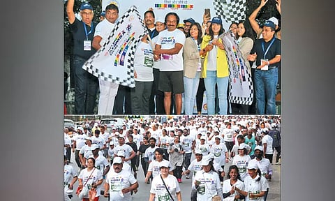 அமைதியை வலியுறுத்தி சென்னையில் விழிப்புணர்வு மாரத்தான்