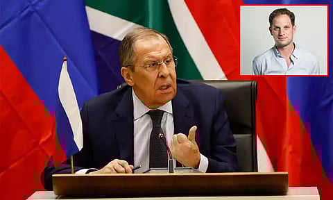 உளவு பார்த்த விவகாரம்; அமெரிக்க நிருபரின் வழக்கை கோர்ட்டு முடிவு செய்யும்: பிளிங்கனுக்கு லாவ்ரவ் பதில்