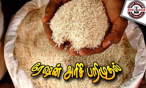 கோயம்பேடு மார்க்கெட்டில் லாரியில் பதுக்கிய 9 டன் ரேஷன் அரிசி பறிமுதல்