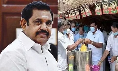கோடைக்காலம்: குடிநீர் மற்றும் நீர்மோர் பந்தல் அமைத்திடுக - எடப்பாடி பழனிசாமி அறிவுறுத்தல்