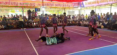 மாவட்ட அளவிலான கபடி போட்டி