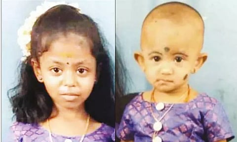 குளிர்பானத்தில் விஷம் கலந்து கொடுத்து 2 பெண் குழந்தைகள் கொலை