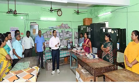 சிங்கம்புணரி ஒன்றியத்தில் கலெக்டர் திடீர் ஆய்வு