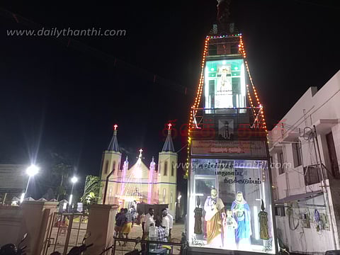 திருவாரூரில், கிறிஸ்தவ தேவாலயங்களில் சிறப்பு பிரார்த்தனை