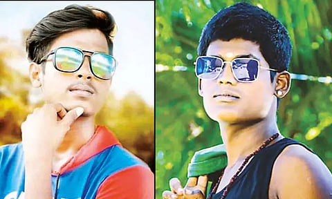 மோட்டார் சைக்கிள் மீது கார் மோதல்; 2 வாலிபர்கள் பலி