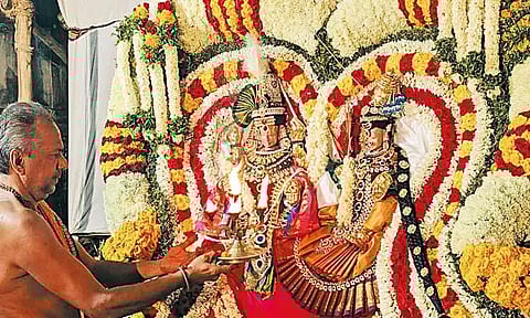 ஸ்ரீ ஆனந்தவல்லி சமேத அகத்தீஸ்வரர் கோவில் திருக்கல்யாண உற்சவம்