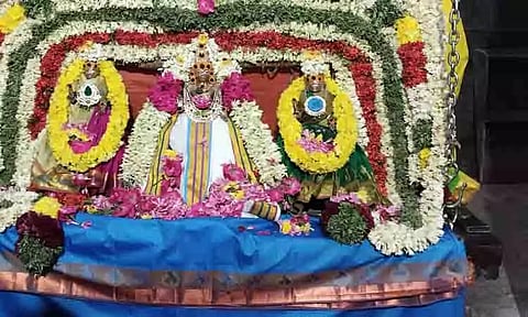 பசுபதீஸ்வரர் கோவிலில் ஊஞ்சல் உற்சவம்