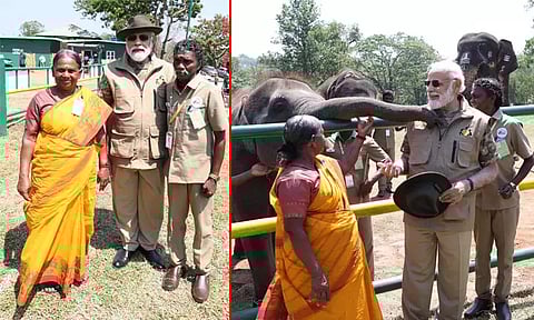 ஆஸ்கர் விருது வென்ற ஆவணப்படத்தில் இடம்பெற்ற பொம்மன் - பெள்ளி தம்பதியுடன் பிரதமர் மோடி கலந்துரையாடல்...!