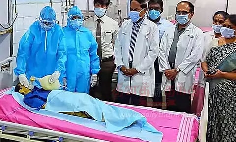 கொரோனா தடுப்பு ஒத்திகை கூட்டம்