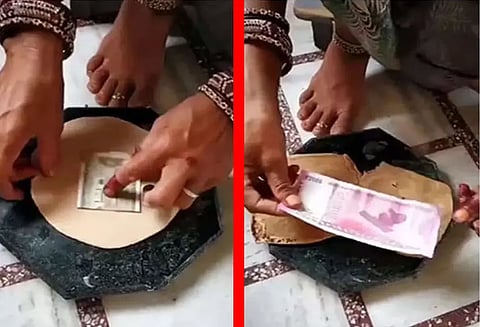 ரூ.500 வச்சா ரூ.2 ஆயிரம்... புரோட்டாவில் மேஜிக்; வைரலான வீடியோ