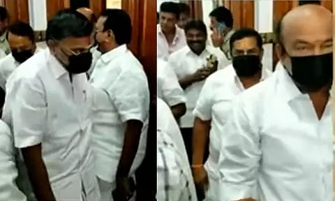 கருப்பு மாஸ்க் அணிந்து அதிமுக எம்.எல்.ஏ.க்கள் சட்டசபைக்கு வருகை..!