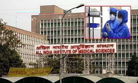 பணியாளர்களுக்கு கொரோனா பாதிப்பு; அறிவுறுத்தல் வெளியிட்ட டெல்லி எய்ம்ஸ் மருத்துவமனை