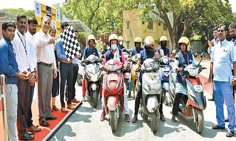 5 மெட்ரோ ரெயில்நிலையங்களில் பெண்கள் இயக்கும் ரேபிடோ பைக் இணைப்பு வாகன வசதி