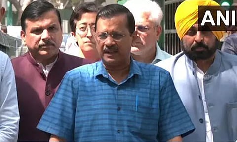 சிபிஐ விசாரணைக்கு நேரில் ஆஜரானார் அரவிந்த் கெஜ்ரிவால்