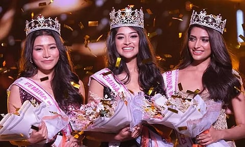 மிஸ் இந்தியா அழகியாக கிரீடம் சூடிய நந்தினி குப்தா